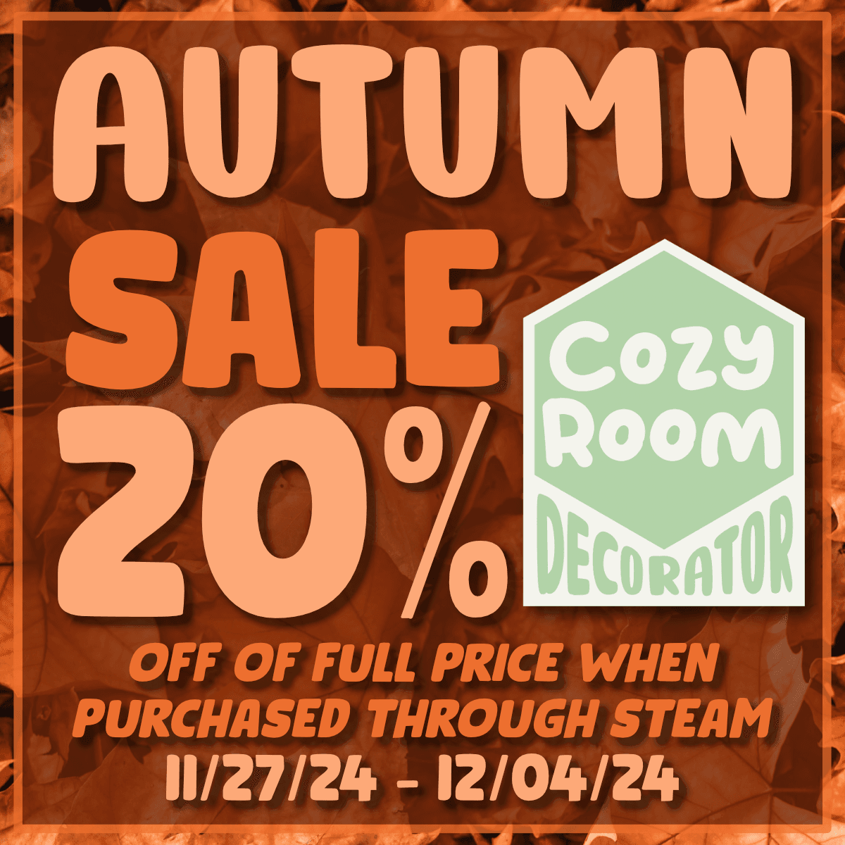 Image for Steam Autumn Sale - Cozy Room Decorator