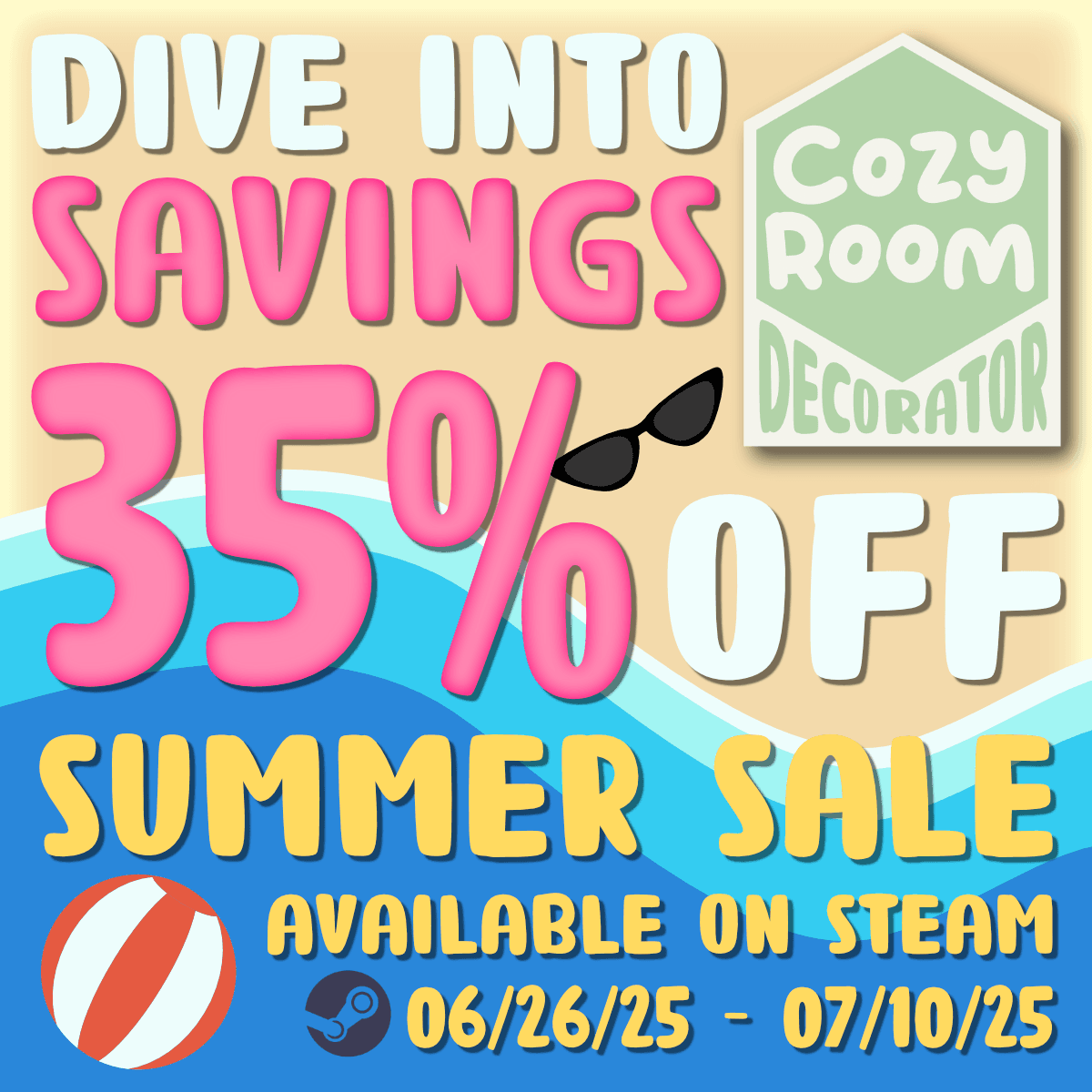 Image for 35% Off Cozy Room Decorator - Steam Summer Sale