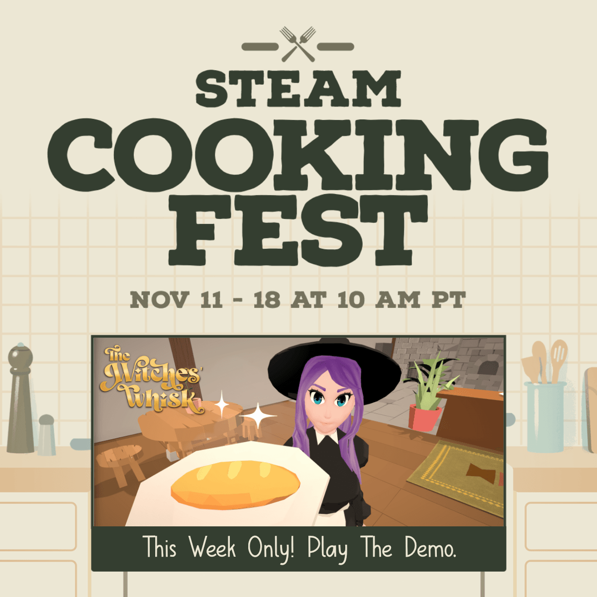 Image for The Witches' Whisk Demo on Steam's Cooking Fest!